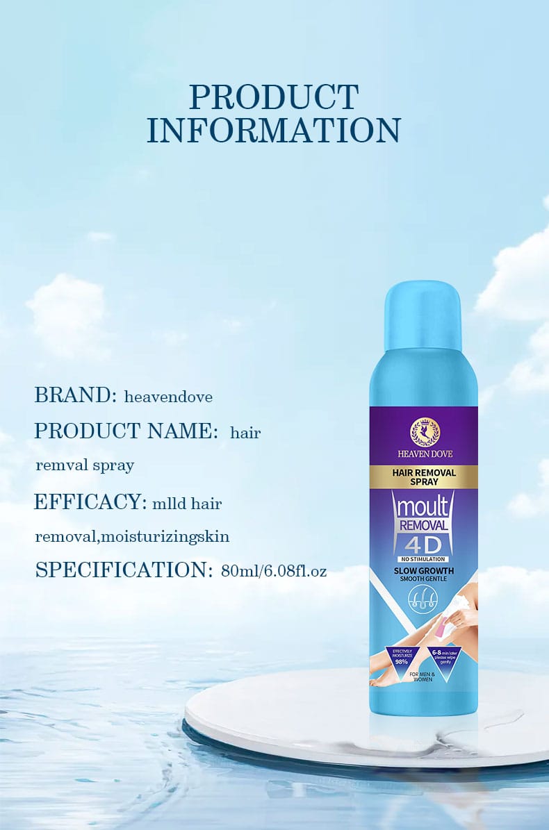 Heaven Dove Hair Removal Spray Moult 4D