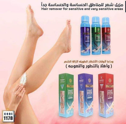Heaven Dove Hair Removal Spray Moult 4D