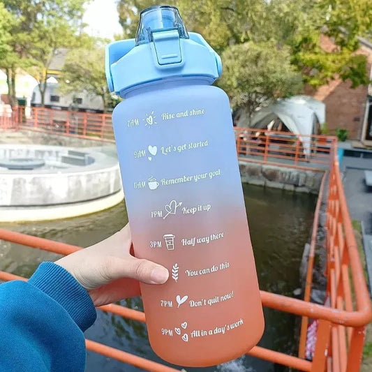3 IN 1 Motivational Water Bottle